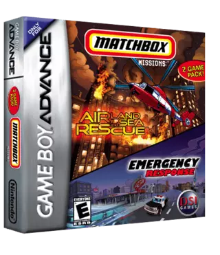 jeu 2 Game Pack! - Matchbox Missions - Emergency Response & Air, Land And Sea Rescue